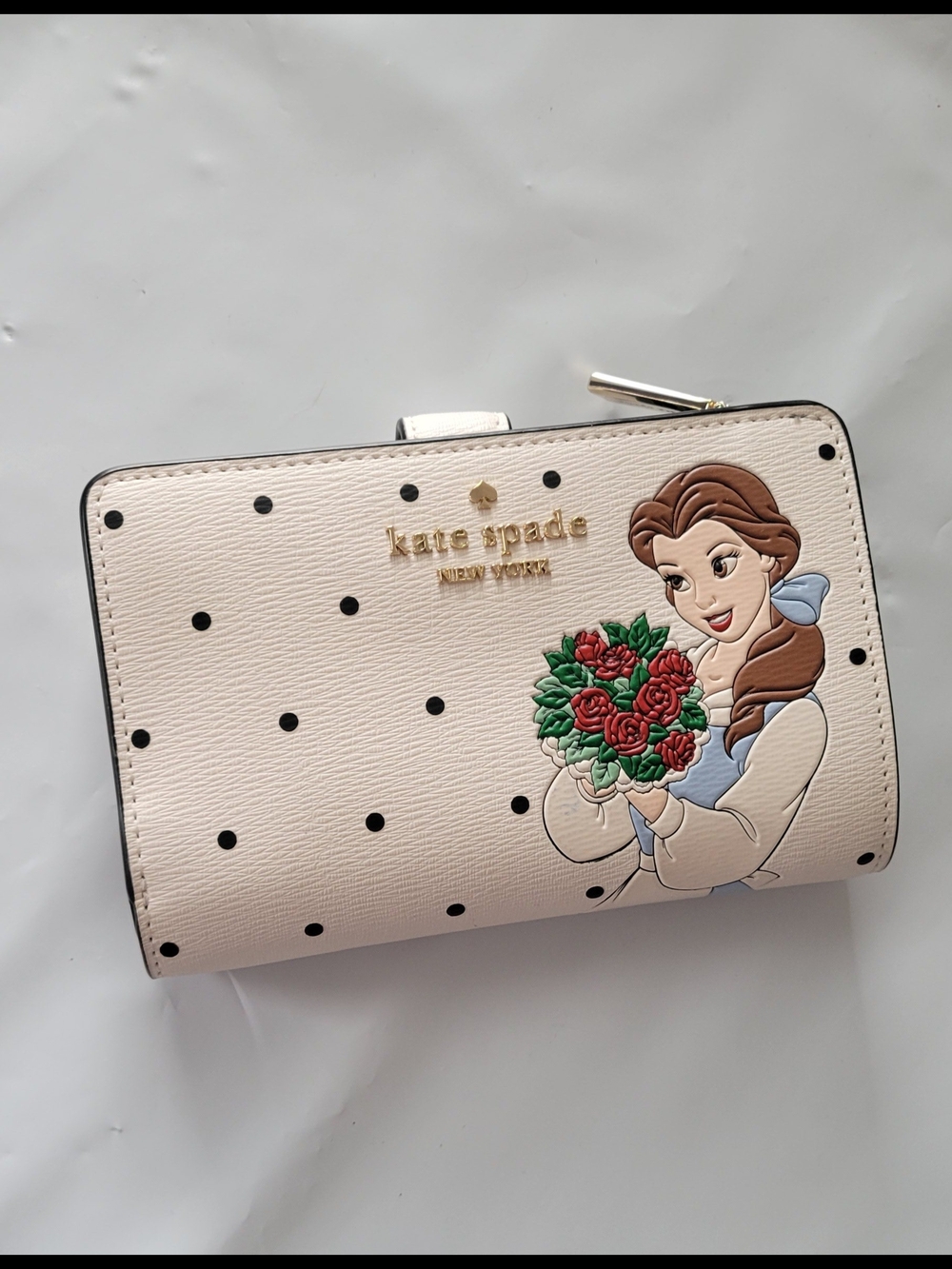 kate spade Cream Polka Dot Belle Wallet